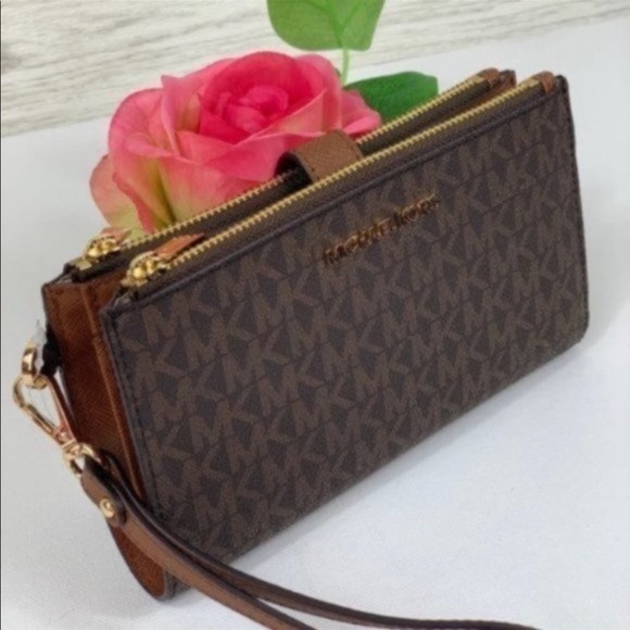 Michael Kors DoubleZip Wallet Wristlet - Picture 1 of 7